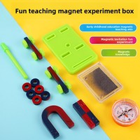 Kit de Experimentos Magnéticos con Imanes en Forma de U, Levitación Magnética y Brújula, Juguete Educativo para Niños y Estudiantes