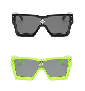 Lunettes de soleil carrées surdimensionnées tendance et luxueuses pour homme 2022 - Product Image 5