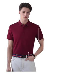 Camiseta Polo de Color Sólido Zd.Yp5807, Mezcla de Algodón, Poliéster, Seda, Lino y Elastano, para Hombre, Tallas S, M, L, 2XL, 3XL, 4XL - Product Image 5