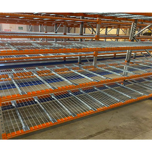 Custom Size Steel Wire <strong>Mesh</strong> Decking - Reinforced Pallet Racking <strong>Shelving</strong> for Gym Equipment Warehousing - Product Image 2