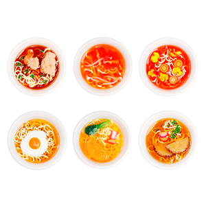 Modelos de comida japonesa de ramen en miniatura personalizados, regalo divertido, simulación 3D personalizada, juguetes de comida falsa, accesorios de decoración. - Product Image 2