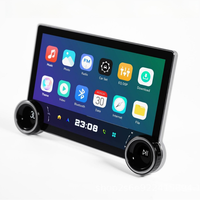 Radio para Auto Android de 11.5 Pulgadas con 8 Núcleos, 4G LTE, Pantalla Táctil de Doble Perilla, Mirror Link, 6+128G, Navegación GPS, BT, CarPlay, Android Auto