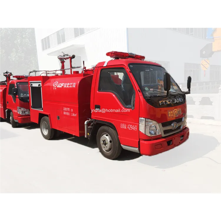 Dual use mini 1500L water carrier fire truck for sales