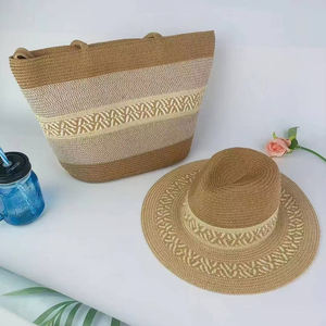 مصمم صيفي نسائي مرن للشمس طقم شبان صيفي Sombreros De Mujer De Sol طقم حقيبة للسيدات للسفر - Product Image 2