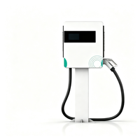 Borne de recharge DC 200 kW étanche IP54 avec double connecteur CCS2 pour véhicules électriques – Station de charge extérieure commerciale robuste