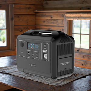 Panneau solaire mobile à grande capacité 1200W 960Wh avec contrôleur MPPT, onduleur à onde sinusoïdale pure, lampe de poche pour camping en extérieur - Product Image 5