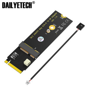 <span class=keywords><strong>M</strong></span>.2 A + E kunci WiFi ke <span class=keywords><strong>M</strong></span>.2 kunci <span class=keywords><strong>M</strong></span> kartu adaptor untuk Intel AX200/AX201/AX210 untuk M2 NGFF 2230/3030 modul - Product Image 1