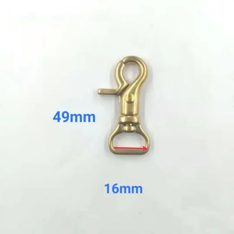 Heavy duty copper 11mm 16mm 20mm 25mm custom logo metal trigger swivel snap hooks for dog leash bag shoulder strap