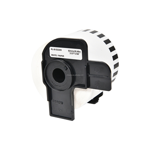 Etiquetas continuas de alta calidad para Brother <span class=keywords><strong>QL</strong></span> <span class=keywords><strong>800</strong></span>, pegatina impermeable negra personalizada, carrete térmico directo para supermercado, permanente - Product Image 6