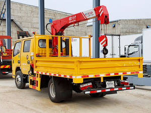 דונגפנג 4x2 מיני 2טון הידראולי טלסקופי בום מנוף באיכות גבוהה טנדר כפול שורה משאית מנוע - Product Image 4