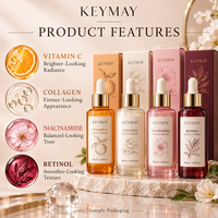 Ensemble de sérums à la vitamine C, au collagène, à la niacinamide et au rétinol, éclaircissant, raffermissant, lissant, pour tous types de peaux, fabricant OEM ODM en marque privée