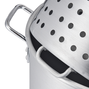 Marmite en aluminium pour fruits de mer avec panier, marmite avec passoire, friteuse à dinde, marmite à crabe, écrevisses, homard, fondue - Product Image 3