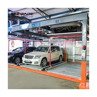 Système de stationnement intelligent à niveaux multiples avec élévateur et glissière, équipement de stationnement à 2 niveaux