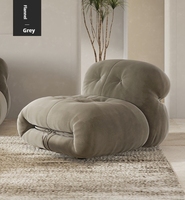 Fauteuil inclinable moderne et créatif en acier, style hippopotame rétro, pour la détente, nouveau modèle simple