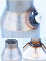 Usine 2.5 pouces convertisseur de catalyseur à trois voies catalytique OBD EURO 3/4/5 convertisseur catalytique universel d'échappement de voiture