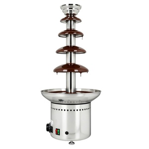 Nouvelle machine à fontaine à chocolat haute productivité à 4/5/6/7 niveaux pour usine de snacks, 220V/110V, garantie 1 an - Product Image 2