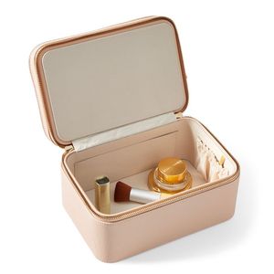 Deluxe <span class=keywords><strong>Natty</strong></span> Elite กระเป๋าเครื่องสำอางหนัง PU แบบสองด้าน, กระเป๋าเครื่องสำอางใช้ได้สองชั้น - Product Image 3