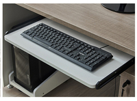 Bureau d'ordinateur à bande avec tiroir Table d'étude en bois pour la maison
