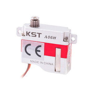 Offre Spéciale KST A06H V6.0 DC3.5V-4.2V 1.4Kgf.cm 0.11sec Engrenage Métallique à Double Roulement Moteur Numérique pour Avions RC F3K Boîtier en Alliage d'Aluminium Micro - Product Image 6