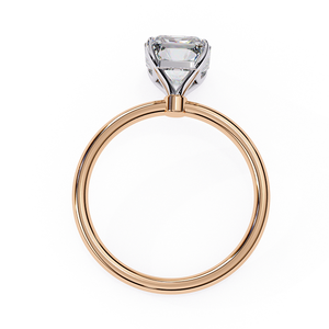 Anillo de Diamantes en Oro Rosa de Moda para Mujer, Diseño Moderno, Clásico y Elegante, Joyería para Uso Diario, Acabado Brillante, Estilo Regalo - Product Image 4