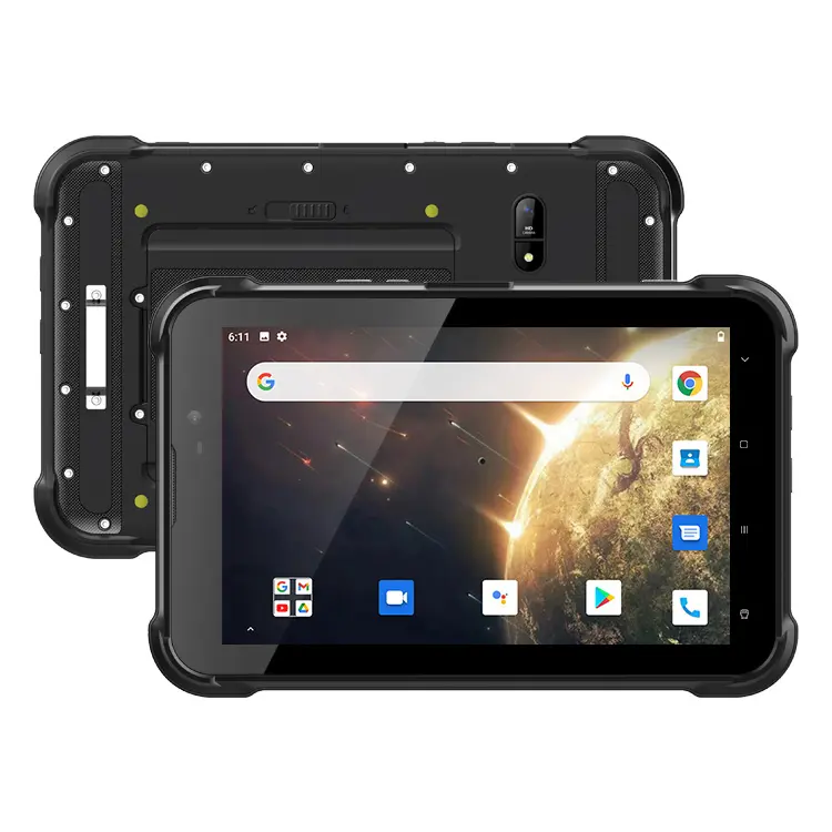 T85S Tablette PC industrielle IP67 Étanche Octa Core 8000mAh NFC 2D Scanner 8 pouces Kiosque Mode Android 4G LTE Tablette robuste