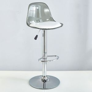 Taburete de Bar K, Diseño Moderno y Sencillo, Silla de Caja con Respaldo Ajustable en Altura, Taburete Elegante con Altura Ajustable - Product Image 2