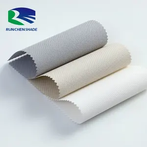 YUMA 1% ouverture tissu de protection solaire voir à travers imperméable rouleau aveugle crème solaire Textile tissu pour stores écran