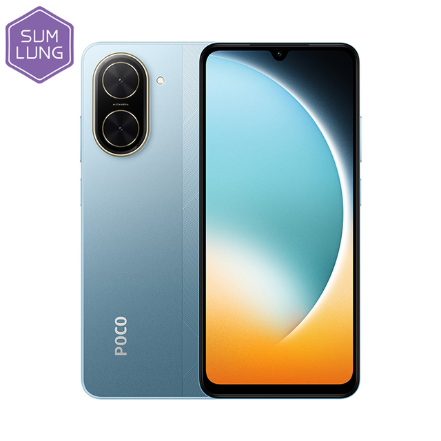 Global version POCO C71 Smartphone octa-core processor Immersive 6.88" display 32MP Al dual camera 5200mAh battery Android 15