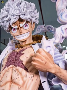 Estatua de Luffy de One Piece a Tamaño Real, Gear 5, Dios del Sol Nika, Figura de Anime, Escultura de Resina <span class=keywords><strong>para</strong></span> Coleccionistas, Decoración de <span class=keywords><strong>Cine</strong></span> en Casa - Product Image 4