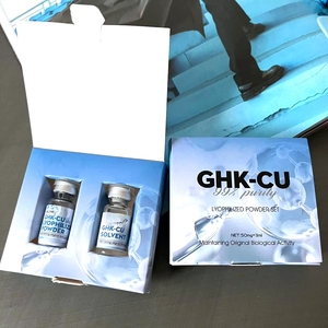 Siero Viso Antirughe e Rassodante con Peptidi di Rame Blu, Etichetta Privata e Logo Personalizzato, Polvere Riparatrice GHK-Cu - Product Image 1