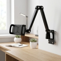 Support mural universel rotatif et pliable pour tablette et téléphone portable (4-13 pouces) – Idéal pour la boutique