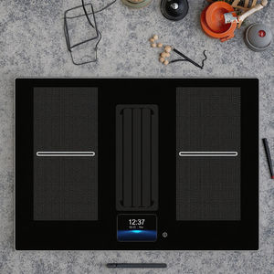 Nouveau design 2025 77cm 4 brûleurs avec plaque de cuisson à <span class=keywords><strong>induction</strong></span> intégrée Flexi Zone avec hotte aspirante - Product Image 5