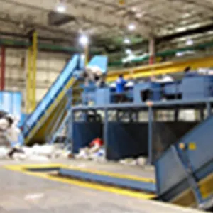 Mesin Daur Ulang Sampah Solid Kota Tugas Berat Jalur Produk Limbah Konstruksi