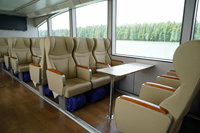 Grandsea 72 pieds 80 places Bateau-taxi fluvial Bateau-bus à double étage à vendre