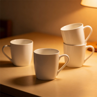 Mug à café en céramique blanche de 11 oz avec logo personnalisé, sublimation, mug promotionnel en porcelaine, cadeau