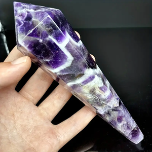 Venta al por mayor varita de piedra de amatista de sueño natural Fanshi gran oferta artesanías de cristal de cuarzo de fábrica para la decoración del hogar y la curación - Product Image 5