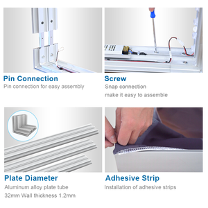 Espositore LED per Fiere di Alta Qualità, Pieghevole, in Alluminio, Montaggio Rapido, con Illuminazione a Sublimazione, Attrezzatura Portatile per Stand Fieristici - Product Image 4