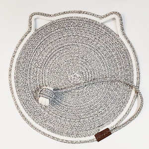 Cat Sleeping Mat <b>Scratching</b> <b>Pad</b> Woven Cotton Rope Durable Cat Toy Multi Function For Cats - Product Image 4
