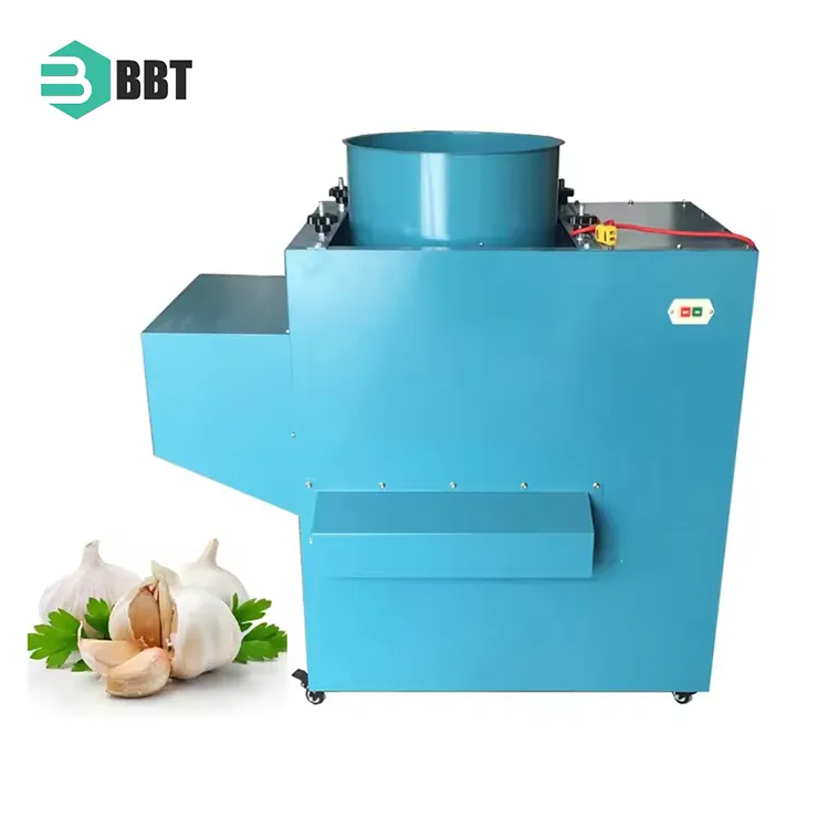 Mesin pemisah bawang putih kerusakan Mini komersial proses pengupas garis bawang putih mesin pemisah cengkeh