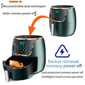 Airfryers-freidora de aire Digital, aparato de cocina pequeño, 1500W, 6L, saludable, sin aceite, nuevo - Product Image 4