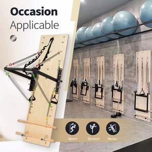 Équipement de studio à domicile pour exercices de fitness et de Pilates, Reformer Pilates mural, SpringBoard mural - Product Image 3