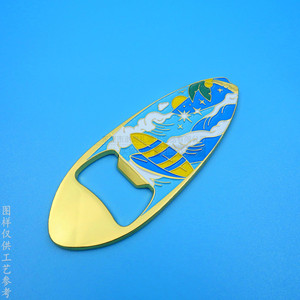 Abridor de Botellas de Aleación de Zinc con Forma de Animal de Dibujos Animados, Color Dorado, Personalizado, Electrochapado, Pintado, Decorativo - Product Image 4