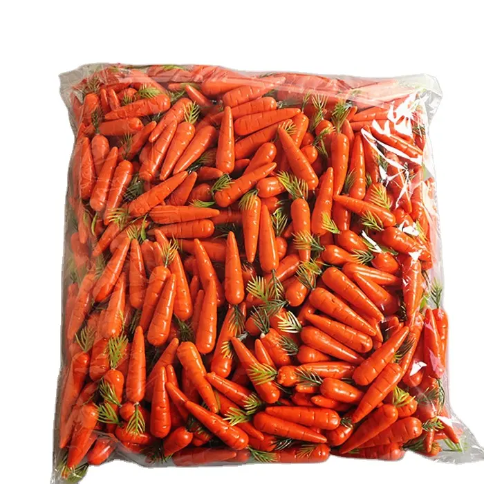 Simulazione di verdure artificiali carota carota artificiale artigianato favore decorazione festa coniglietto pasquale