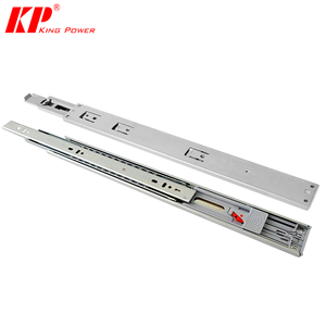 Deslizamiento de cierre suave Muebles Gabinete de escritorio Parte 14 "-24" Longitud Empuje Deslizador de cajón telescópico deslizante - Product Image 3