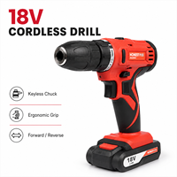 Perceuse sans fil rechargeable multi-usage Honest, vitesse variable, batterie lithium 18V