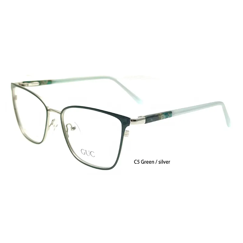 New Fashion Design Matel Optische Brille Edelstahl Brillen Matel Brillen fassungen