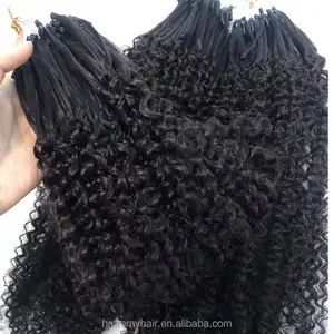 hair extension micro beads kinky curly, hair extension micro beads kinky  curly Suppliers and Manufacturers at