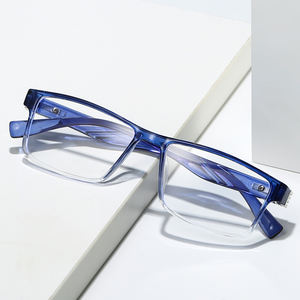 إطارات نظارات رجالية TR90 مربعة عصرية بسعر الجملة، نظارات طبية مضادة للضوء الأزرق - Product Image 2