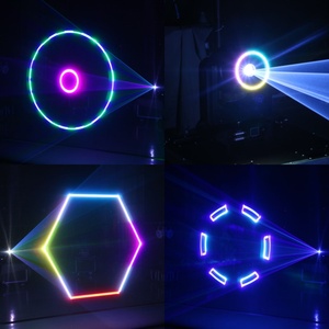 Anillo LED RGB de 10 Vatios y 12W, Luz Láser Móvil con Animación <span class=keywords><strong>3D</strong></span>, Control DMX512, Focos para Discotecas, Escenarios y KTV - Product Image 4