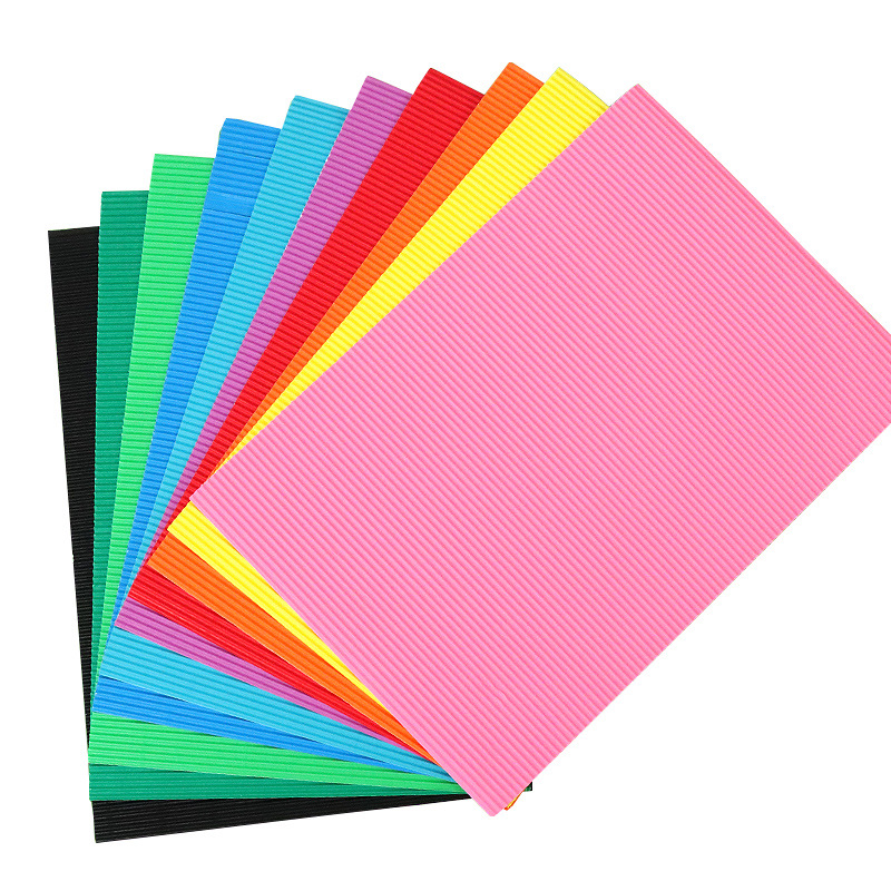 Factory Corrugated Cardboard Paper Sheets Roll for Craft and DIY Projects